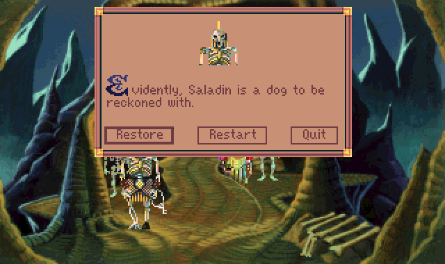 (message: Evidently, Saladin is a dog to be reckoned with.)