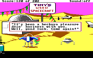 (message: Tiny: It's been a heckuva pleasure doin' business with you. Well, good luck. Come again!)