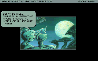 (message: Slep: Don't be silly, Crumpella! Everyone knows there's no intelligent life out there!)