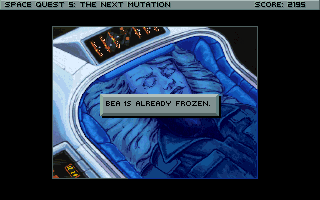 (message: Bea is already frozen.)