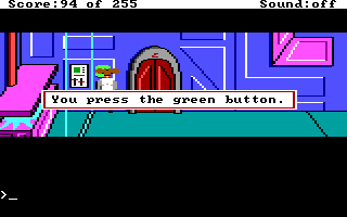 (message: You press the green button.)