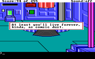 (message: At least you'll live forever, kinda, as cosmic dust.)
