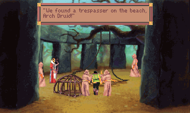 (Druid 2: We found a trespasser on the beach, Arch Druid!)